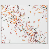 Afdruk van muzieknoten - tauptan, multi cadeaupapier (Vlak)