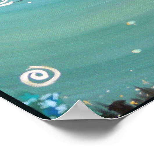 Afdruk van ongewijzigd canvas poster (Hoek)