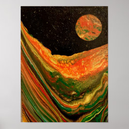 Afdruk van origineel kunstbeeld poster