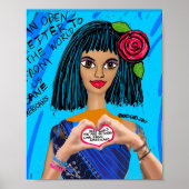 Afdruk van originele kunst poster (Voorkant)