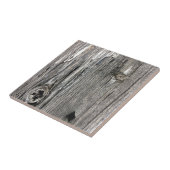 Afdruk van oud hout uit de roestvrije struik tegeltje (Zijkant)