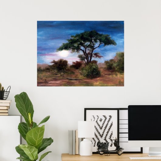 Afdruk van Poster (Thuiskantoor)