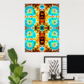 Afdruk van poster "In Bloom" (Thuiskantoor)