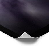 Afdruk van poster met spatie-AFWACHTING (Hoek)