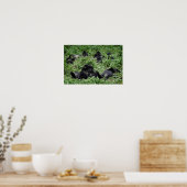 Afdruk van poster van de berggorilla-groep (Keuken)