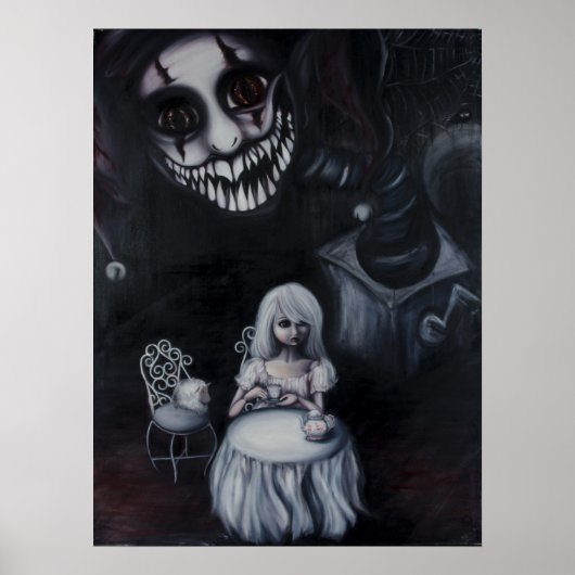 Afdruk van poster van olieverfschilderijen in de v (Voorkant)