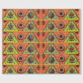 Afdruk van renaissance jewels cadeaupapier (Vlak)