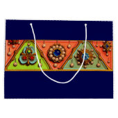Afdruk van renaissance jewels groot cadeauzakje (Achterkant)