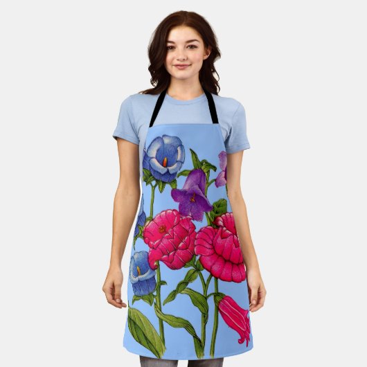 Afdruk van riemen schort (Gedragen)