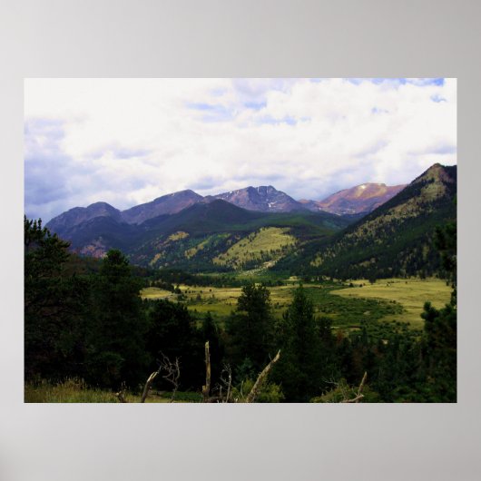 Afdruk van Rocky Mountain National Park Poster (Voorkant)