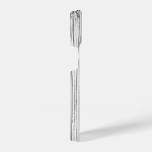 Afdruk van roodgrijs bamboe Monogram iPhone Hoesje (Rechterkant)