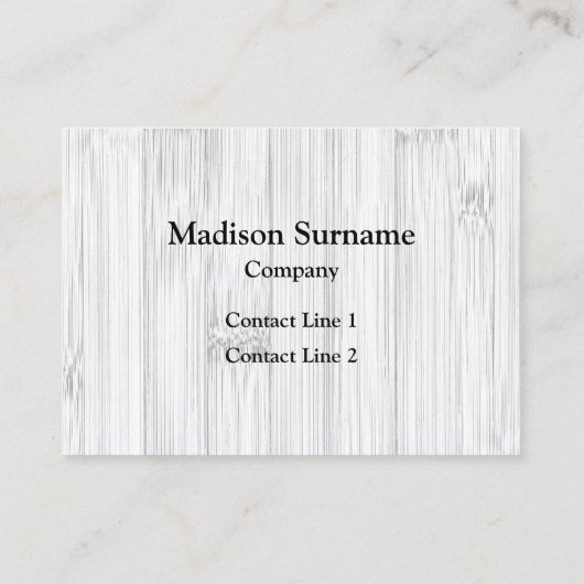 Afdruk van roodgrijs bamboe Monogram Visitekaartje (Achterkant)