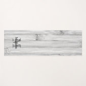 Afdruk van roodgrijs bamboe Monogram Yogamat (Voorkant (horizontaal))