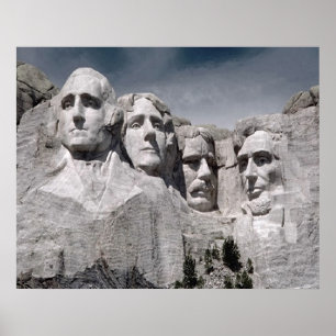 Afdruk van Rushmore-poster monteren Poster