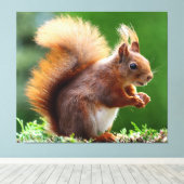 Afdruk van schilderschilderschilden van de Funny S Canvas Afdruk (Insitu (Houten vloer))