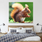 Afdruk van schilderschilderschilden van de Funny S Canvas Afdruk (Insitu (Slaapkamer))