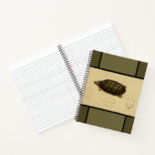 afdruk van schildpad-laptop notitieboek (Binnen)