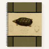  afdruk van schildpad-laptop notitieboek (Voorkant)