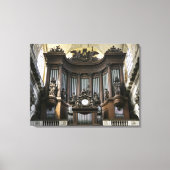Afdruk van sint-Sulpice-orgaan op grotere schaal Canvas Afdruk (Voorkant)