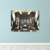 Afdruk van sint-Sulpice-orgaan op grotere schaal Canvas Afdruk (Insitu (Houten vloer))