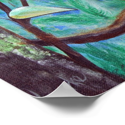 Afdruk van Studio Burke© "Mijn buurman" Poster (Hoek)