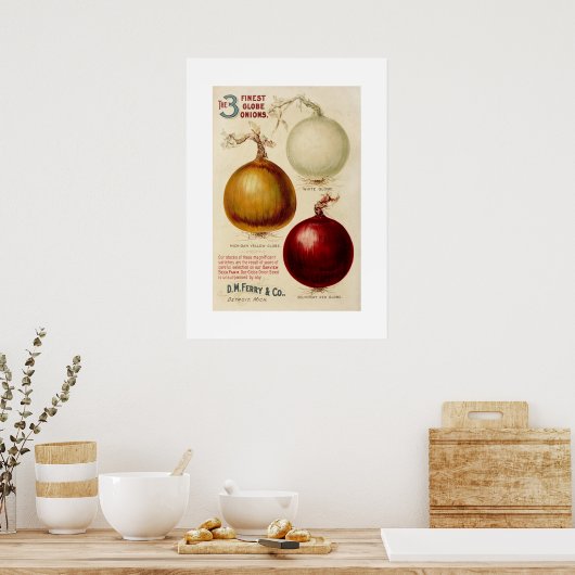 Afdruk van  uigrafiek poster (Keuken)