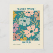 Afdruk van ventilatormarkt Madrid Briefkaart (Voorkant)