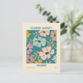 Afdruk van ventilatormarkt Madrid Briefkaart (Staand voorkant)