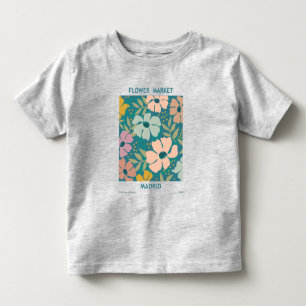 Afdruk van ventilatormarkt Madrid Kinder Shirts
