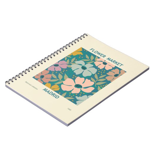 Afdruk van ventilatormarkt Madrid Notitieboek (Linkerzijde)