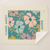 Afdruk van ventilatormarkt Madrid Sherpa Deken (Voorkant (horizontaal))