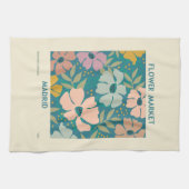 Afdruk van ventilatormarkt Madrid Theedoek (Horizontaal)