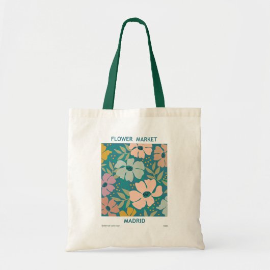 Afdruk van ventilatormarkt Madrid Tote Bag (Voorkant)