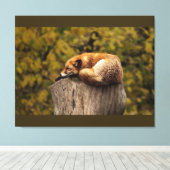 Afdruk van verrekend wandcanvas canvas afdruk (Insitu (Houten vloer))