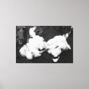 afdruk van vloeiend canvas