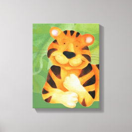 Afdruk van vouwbaar tijgercanvas canvas afdruk