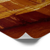 Afdruk van vuurtoren van Huron Poster (Hoek)