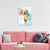 Afdruk van waterverf Verdraaid Canvas op Afrikaans (Insitu (Woonkamer))