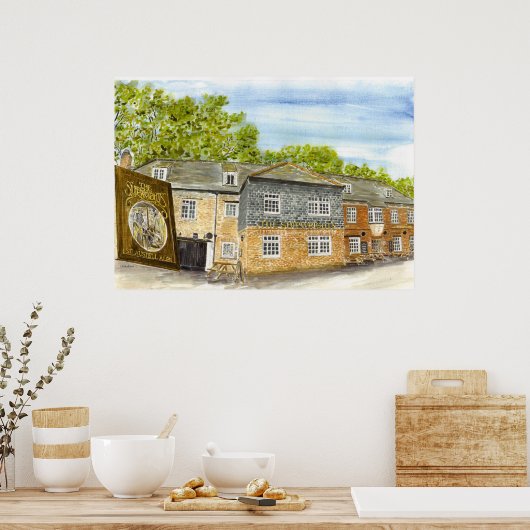 Afdruk 'Verzendrechten' Poster (Keuken)