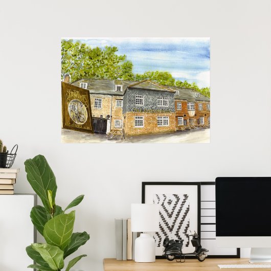 Afdruk 'Verzendrechten' Poster (Thuiskantoor)