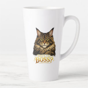 Afdruk voor een mok met een Maine Coon kat