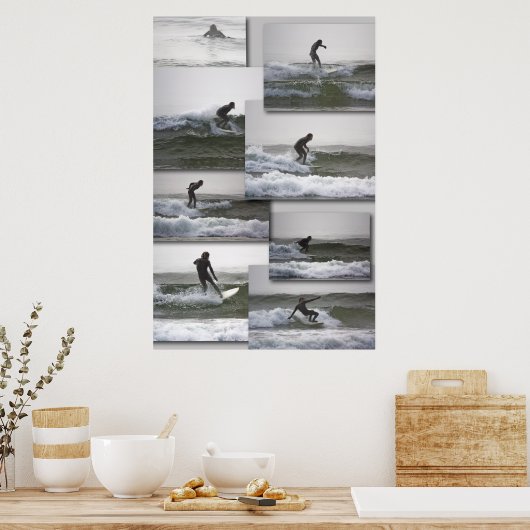 Afdruk voor fijne kunst in Surfin Poster (Keuken)