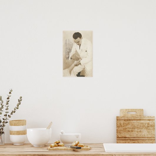  afdruk voor hoofdvoetaanpassing poster (Keuken)