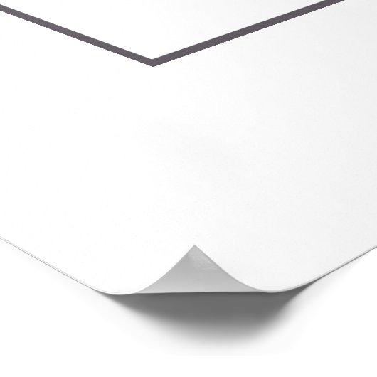 Afdruk  wandbloem poster (Hoek)