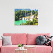 Afdruk watervalcanvas canvas afdruk (Insitu (Woonkamer))