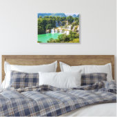 Afdruk watervalcanvas canvas afdruk (Insitu (Slaapkamer))