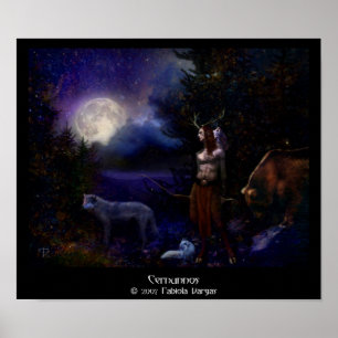 Afdruk werkplaatje Elfland Poster