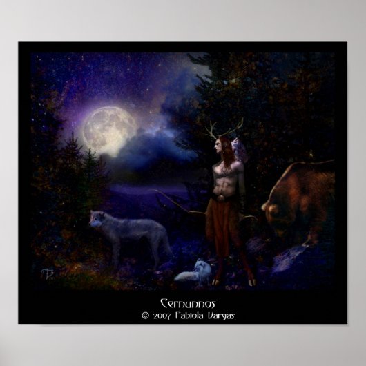 Afdruk werkplaatje Elfland Poster (Voorkant)