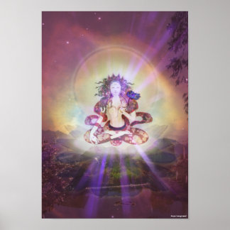 Afdruk "White Tara" Poster