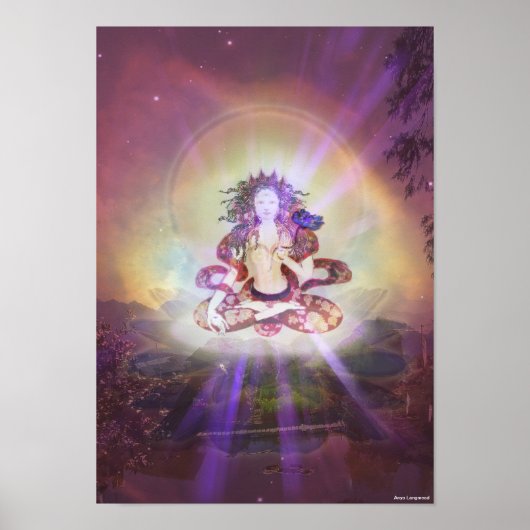 Afdruk "White Tara" Poster (Voorkant)